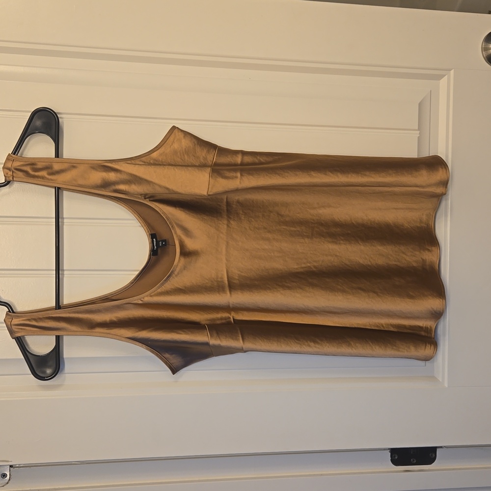 Express satin tank